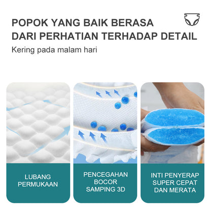 LALAKU H² Popok Bayi Ukuran L (9-14 kg) 30pcs