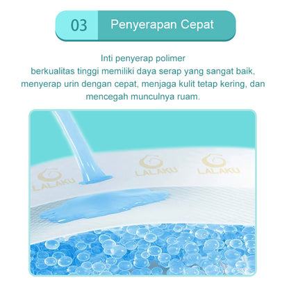 LALAKU O² Popok Bayi Skin Comfort L36 (9-14kg)