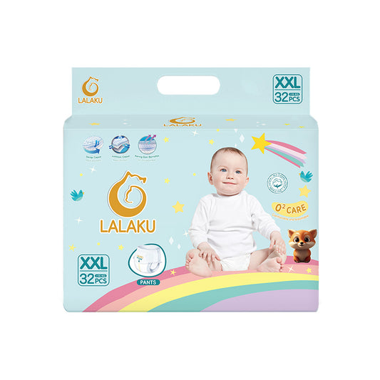 LALAKU O² Popok Bayi Skin Comfort XXL32 (≥18kg)