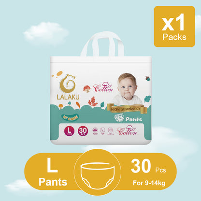 LALAKU H² Popok Bayi Ukuran L (9-14 kg) 30pcs
