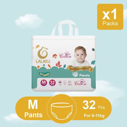 LALAKU H² Popok Bayi Ukuran M (6-11 kg) 32pcs